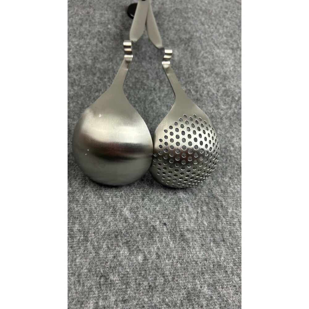 Stainless Steel Soup Ladle & Skimmer Set SUS304 Hot Pot Serving Spoon 12” - Picture 7 of 8